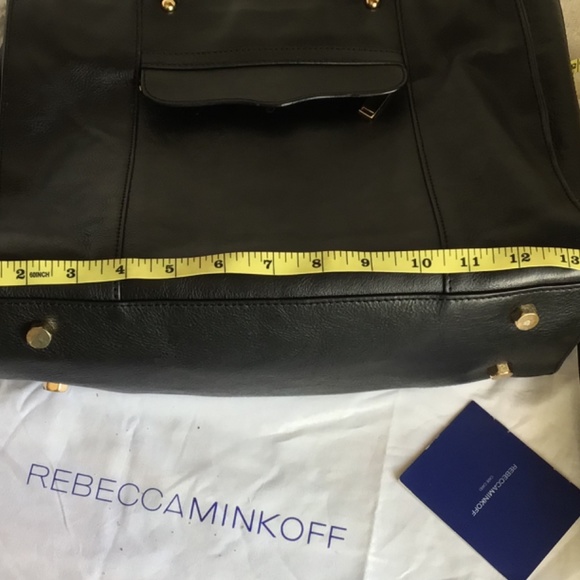 Rebecca Minkoff Black Leather Tote Bag - Picture 11 of 16